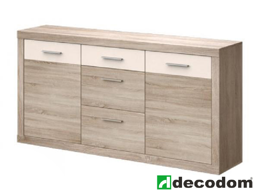 Komoda Decodom Caribic typ 51 dub bardolino + vanilka