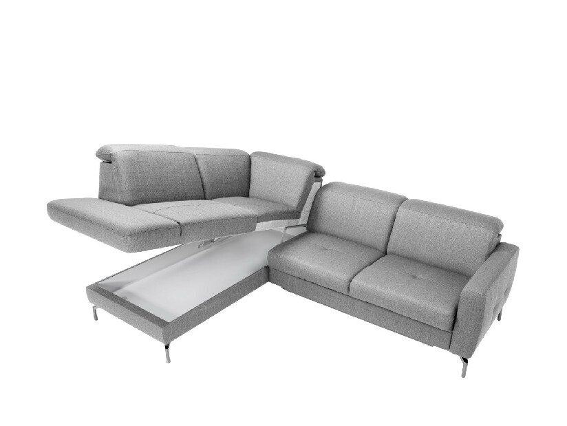 Rohová sedačka BRW Mindoro Recbk 2F (sivá) (L) 