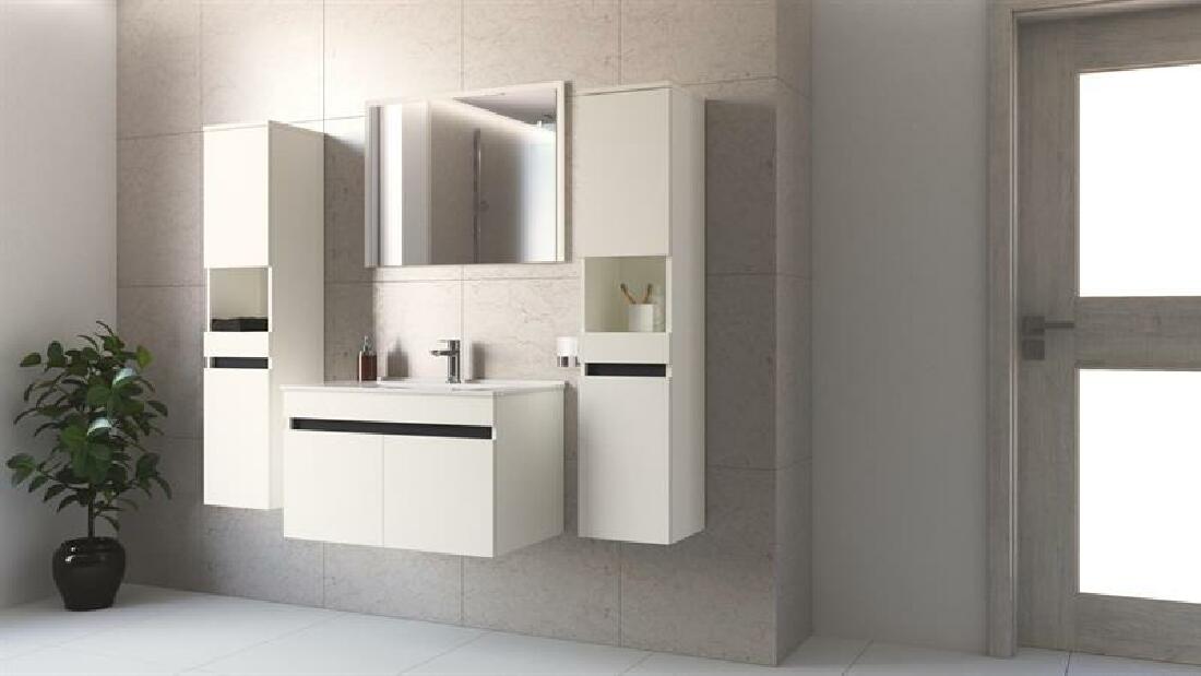 Kúpelňová skrinka Faruk SL (biela)