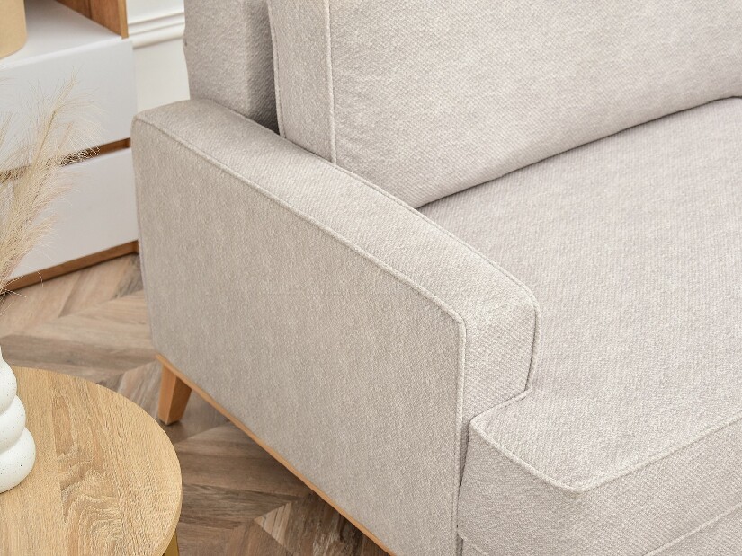 Pohovka dvojsedačka Cogio (popolavá + buk)