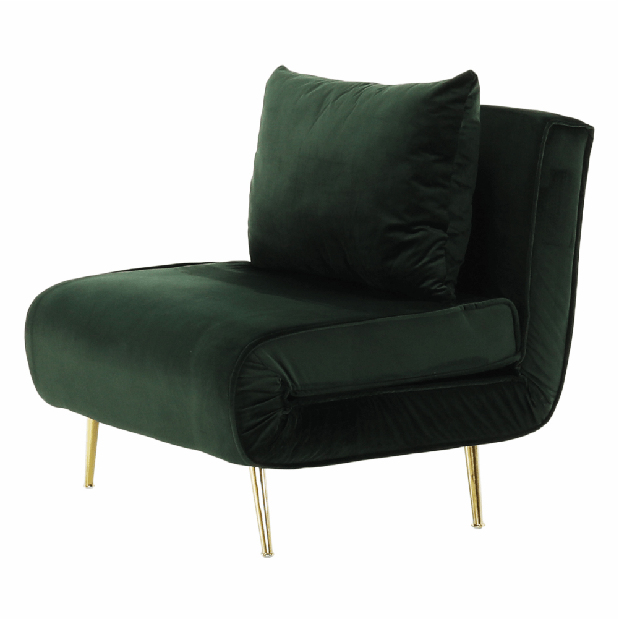 Rozkladacie kreslo Milla (zelená)