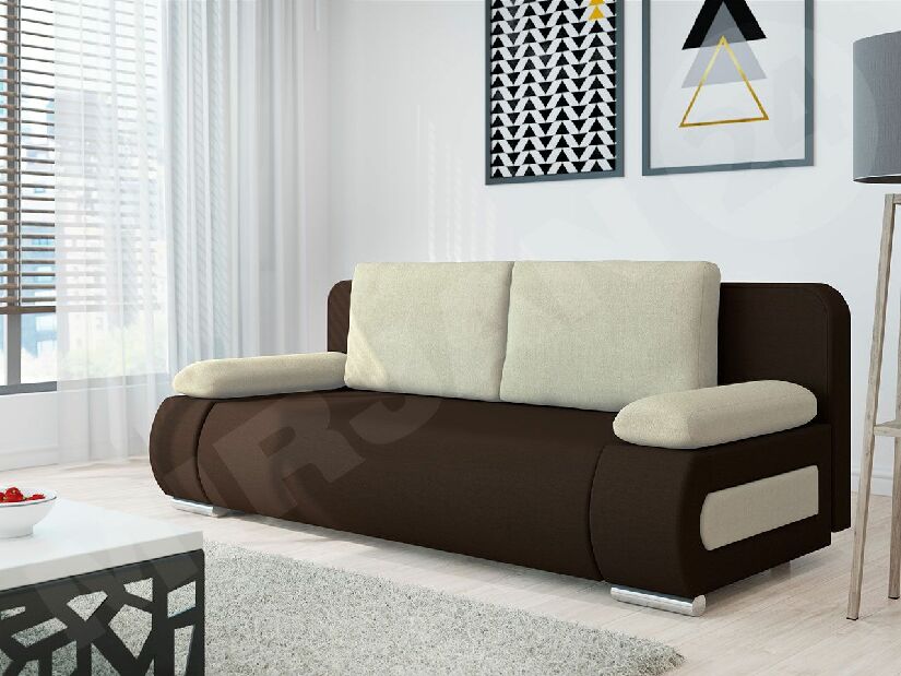 Pohovka trojsedačka Ernas (hnedá) *výpredaj 