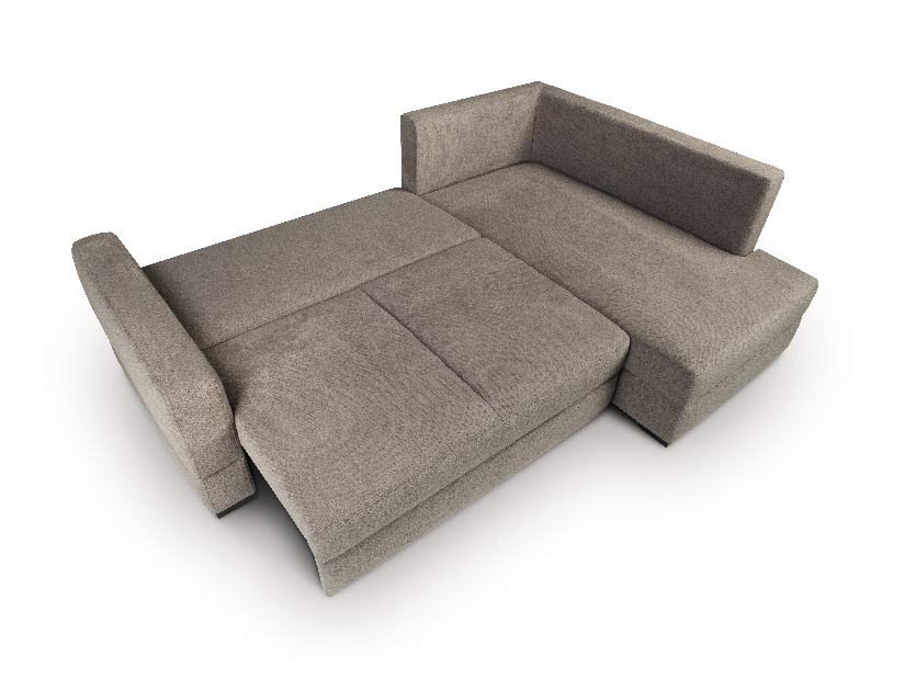 Rohová sedačka BRW Alan Lux 3DL REC (hnedá) (P)