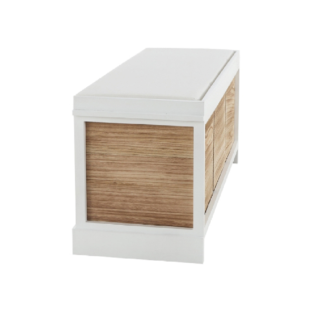 Lavica Tordo (biela + medová)