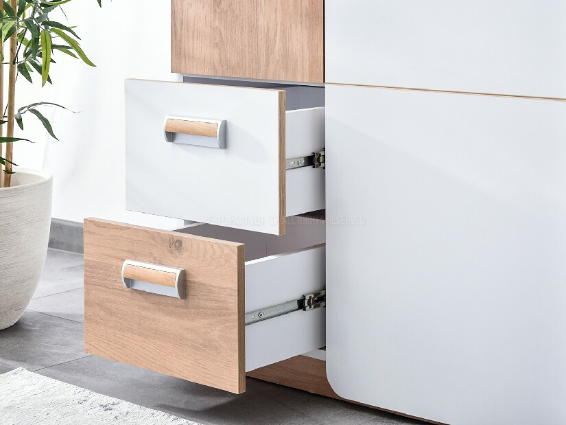 Šatníková skriňa Congresual C01 (biela)