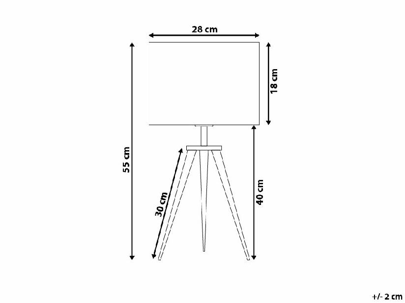 Stolná lampa Silo (medená)