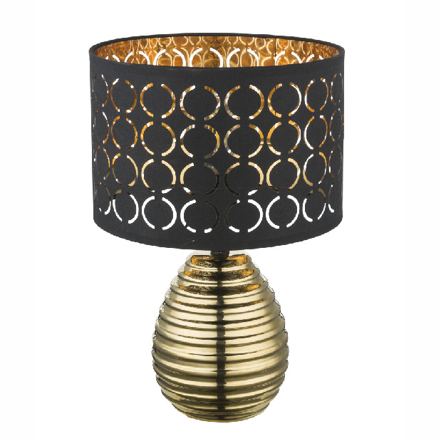 Stolové svietidlo Mirauea 21616 (klasické) (zlatá + čierna)