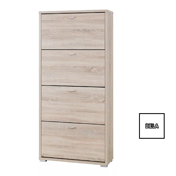 Botník Attical A4 (biela) *výpredaj