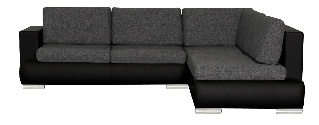 Rohová sedačka BRW VENECJA čierna (L)