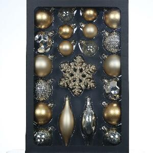 Sada ozdob 25ks RXL 387 (zlatá)