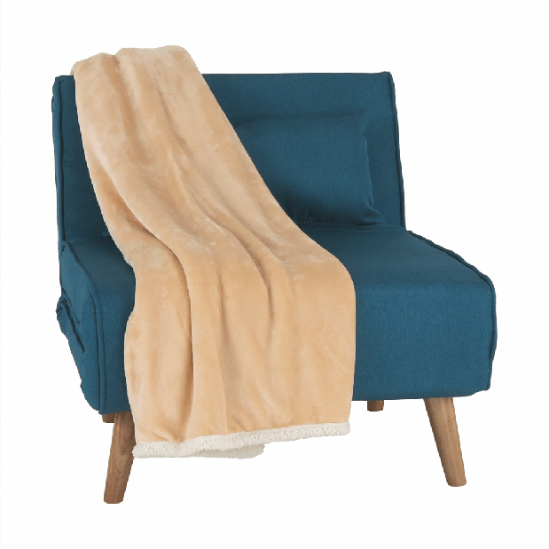 Rozkladacie kreslo Fara (modrá)