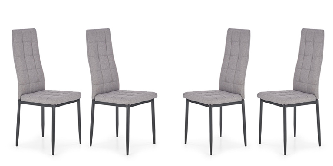 Set 4 ks. jedálenských stoličiek K292 (sivá) *výpredaj