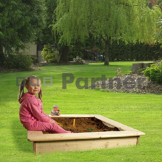 Záhradné pieskovisko s poklopom