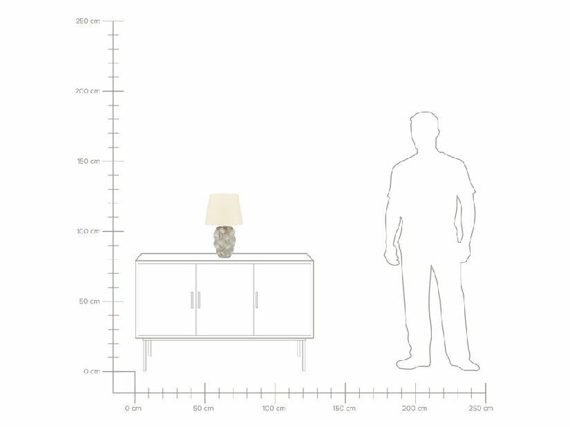 Stolná lampa Antalya (zlatá)