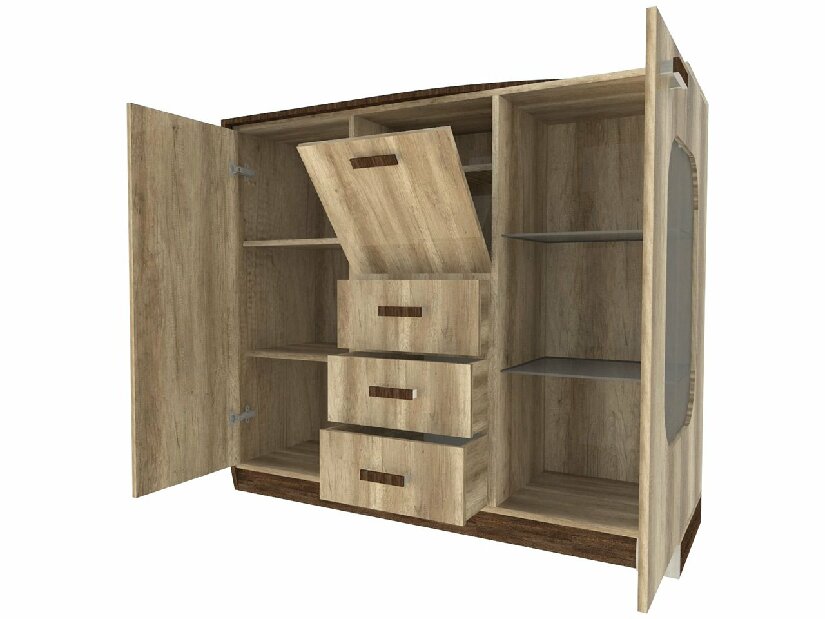 Komoda Koredo K7 P (dub canyon + arusha) *výpredaj