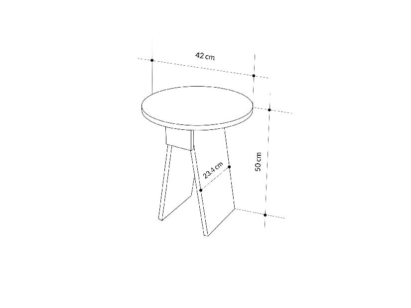 Príručný stolík Chin (lagina)