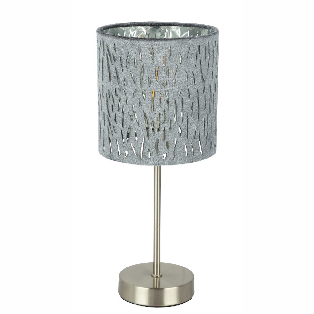 Stolové svietidlo Tarok 15265T (moderné/dizajnové) (nikel + strieborná)