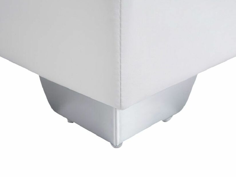 Manželská posteľ Boxspring 140 cm PREMIER (s matracmi) (biela)