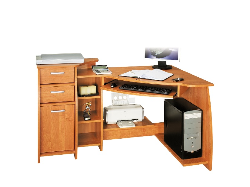 Rohový PC stolík Elf L / P