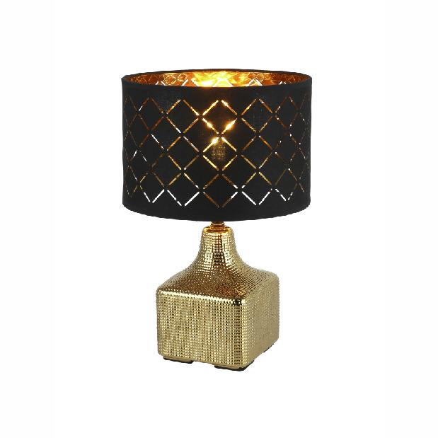 Stolové svietidlo Mirauea 21612 (klasické) (zlatá + čierna)
