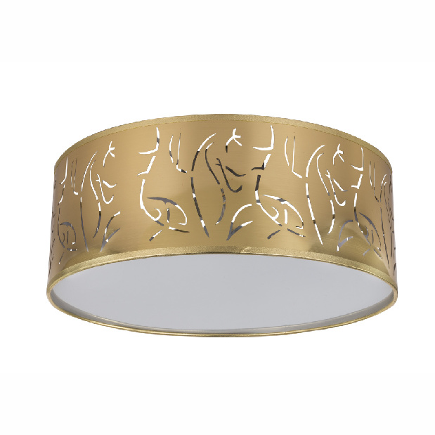 Stropné/nástenné svietidlo Taxos 15359D (klasické) (nikel + zlatá)