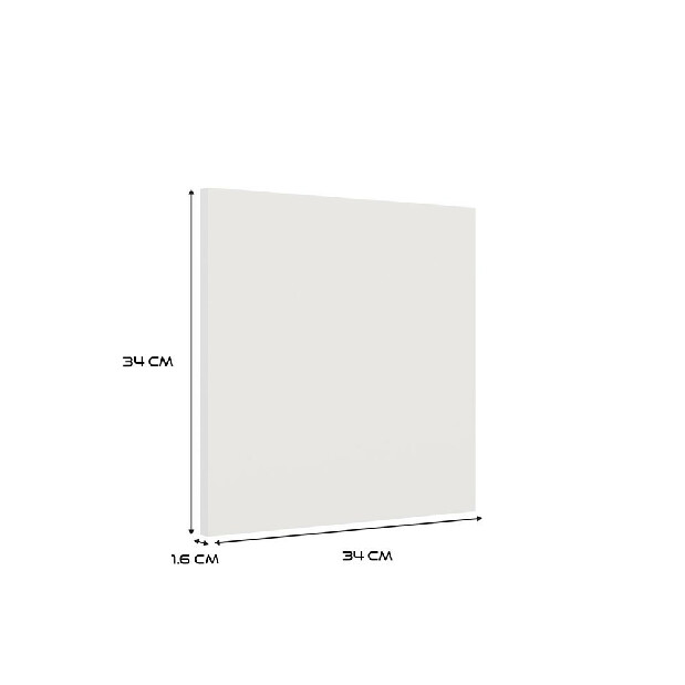 Set 3ks. dvierok Metros 6 (biela)