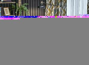 PC stolík Bush (dub zlatý + čierna)