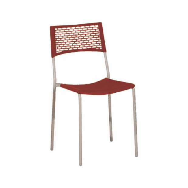 Jedálenská stolička Eloy červená