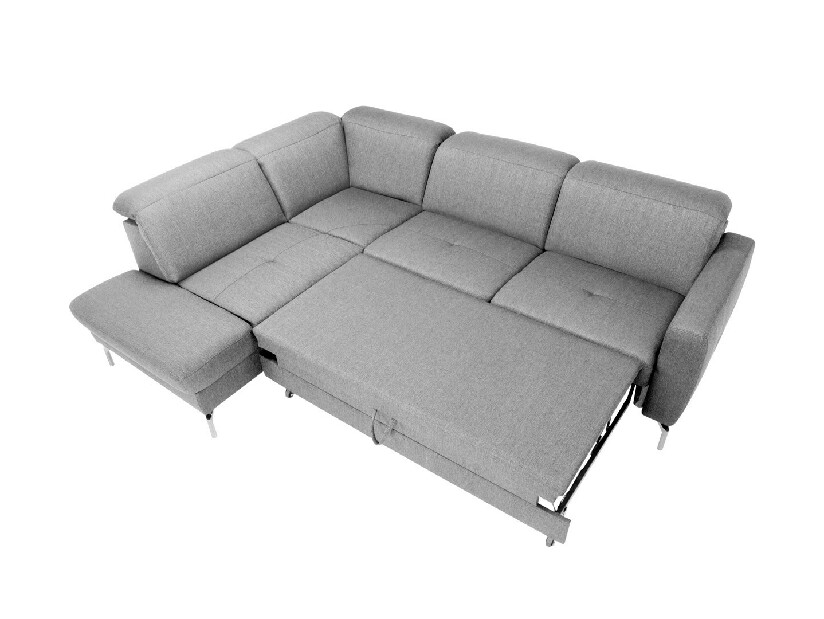 Rohová sedačka BRW Mindoro Recbk 2F (sivá) (L) 