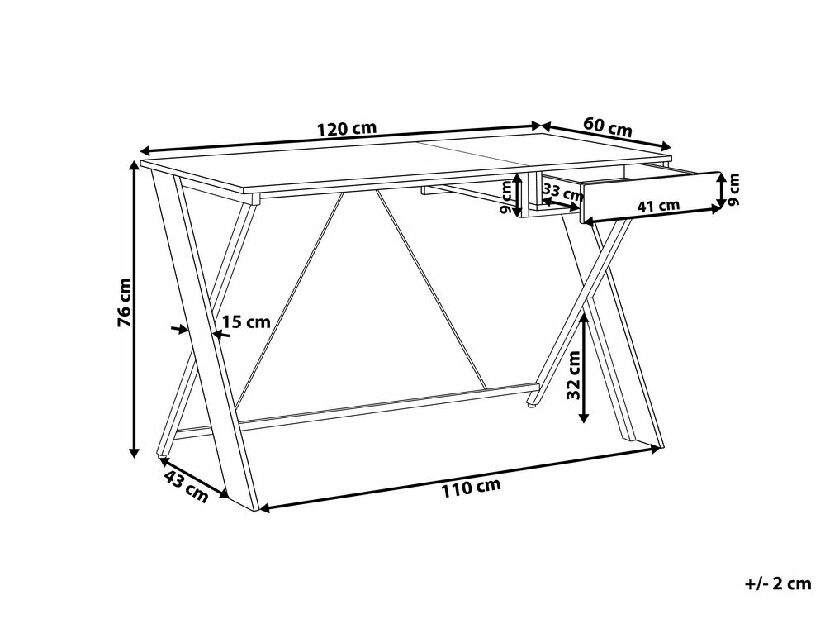 Písací stolík HAMON