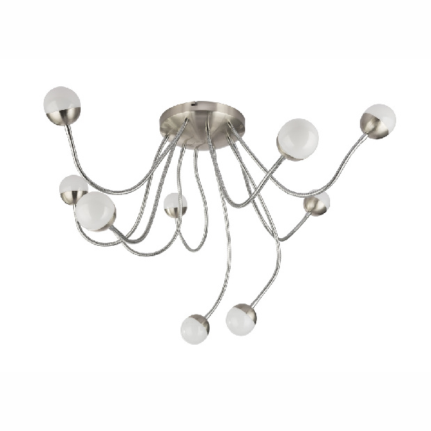 Stropné/nástenné svietidlo LED Roslin 24134-10D (nikel + opál)