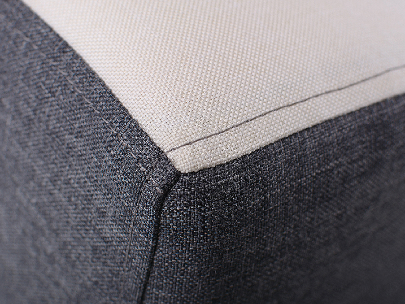 Rohová sedačka Maxtom (sivá + biela) (P)