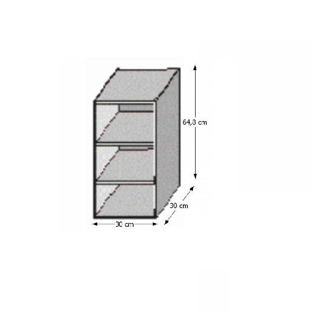 Horná kuchynská skrinka Igo GO-30