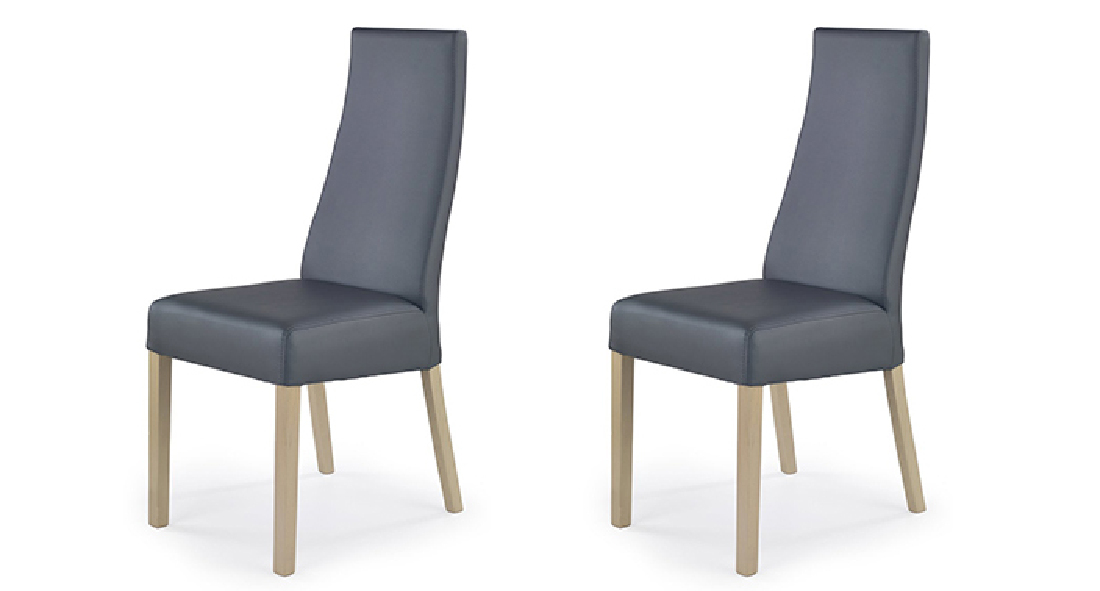 Set 2 ks. jedálenských stoličiek Kordian (dub sonoma + sivá) *výpredaj