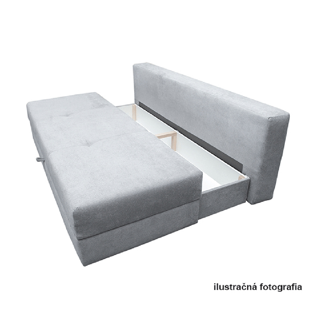 Rozkladacia pohovka Drak (sivá)