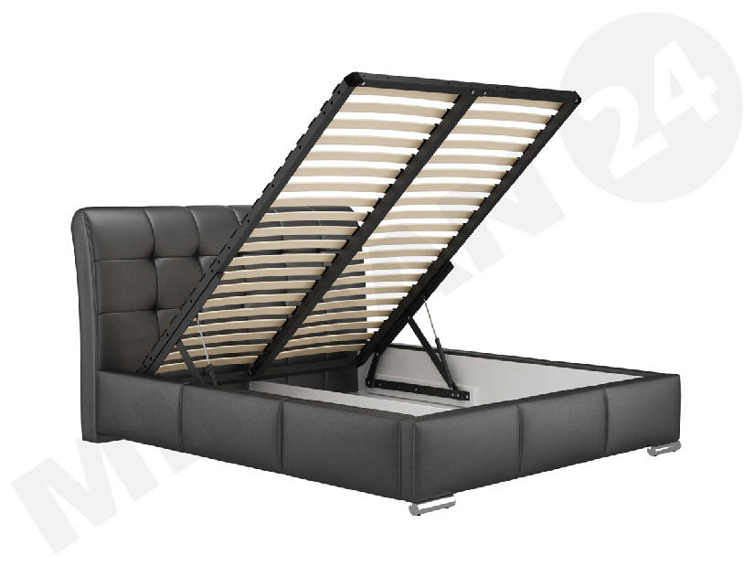 Manželská posteľ 140 cm Pilatus (biela) *bazár