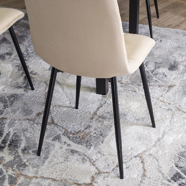 Jedálenská stolička Permite (béžová) 