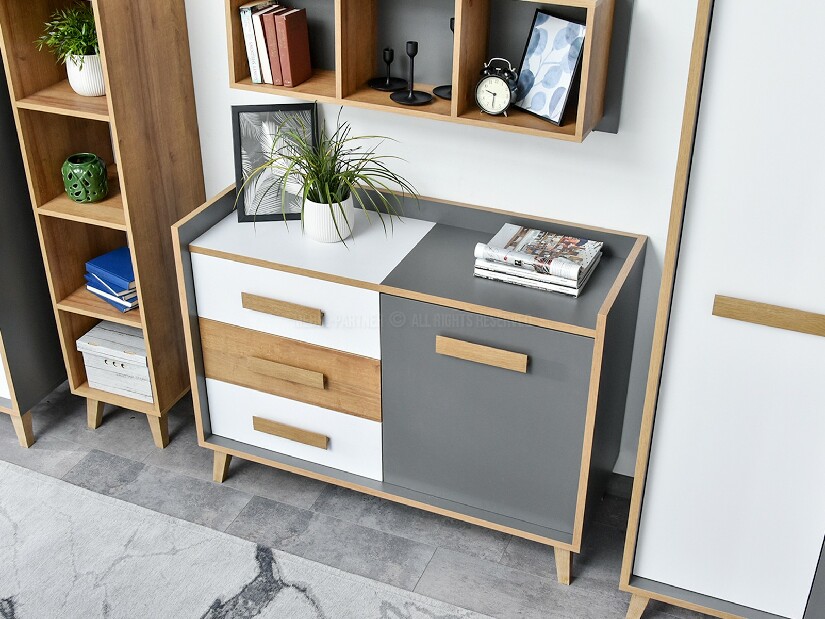 Komoda Sobrepuso S06 (biela)