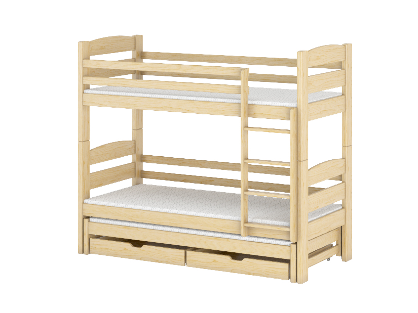 Detská poschodová posteľ 90 cm Celsa (borovica)