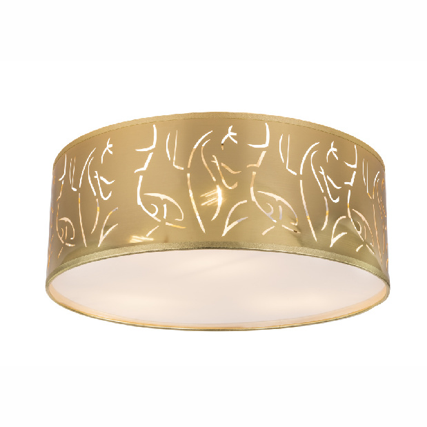 Stropné/nástenné svietidlo Taxos 15359D (klasické) (nikel + zlatá)