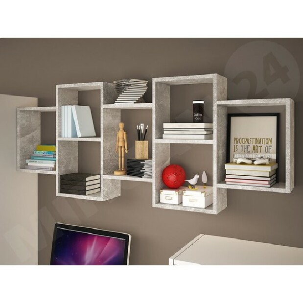 Polica Cygni 001 (betón) *výpredaj