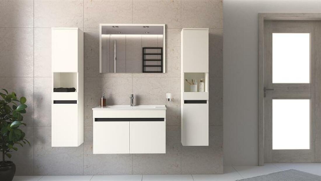 Kúpelňová skrinka Faruk SL (biela)