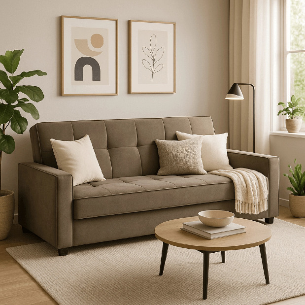 Pohovka Alibi (sivá) 