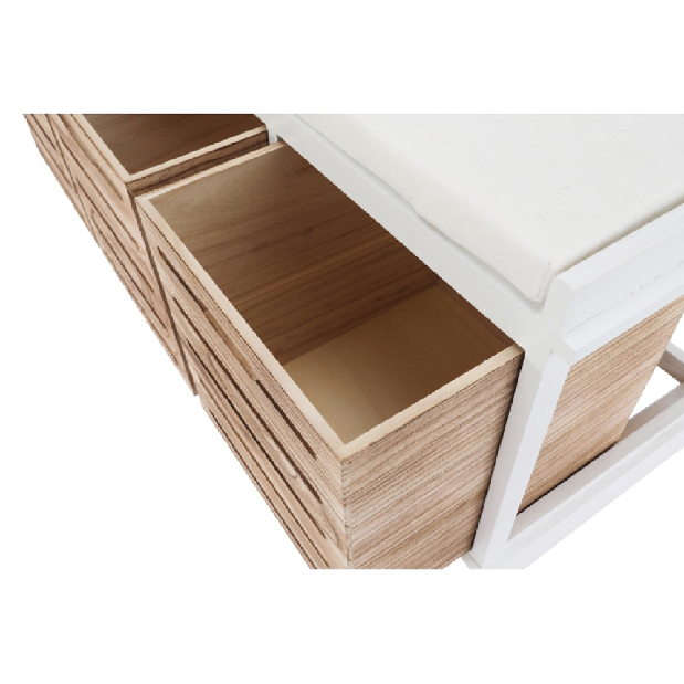 Lavica Tordo (biela + medová)