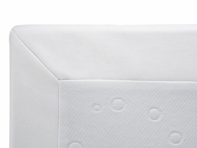Manželská posteľ Boxspring 140 cm PREMIER (s matracmi) (biela)