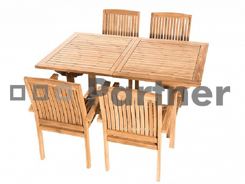 Záhradná zostava Twin 1+4 (Teak)
