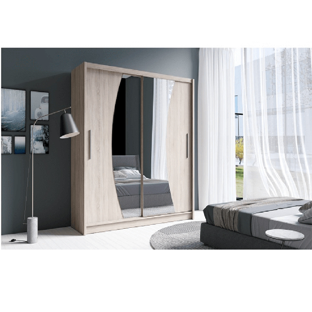 Šatníková skriňa Billix Typ 2 (dub sonoma)