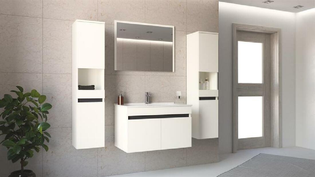 Kúpelňová skrinka Faruk SL (biela)