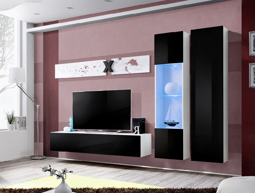 Obývacia stena Alysha 25 WS AI A5 (s osvetlením)