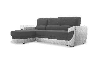 Rohová sedačka Trento (sivá + svetlosivá) (L)